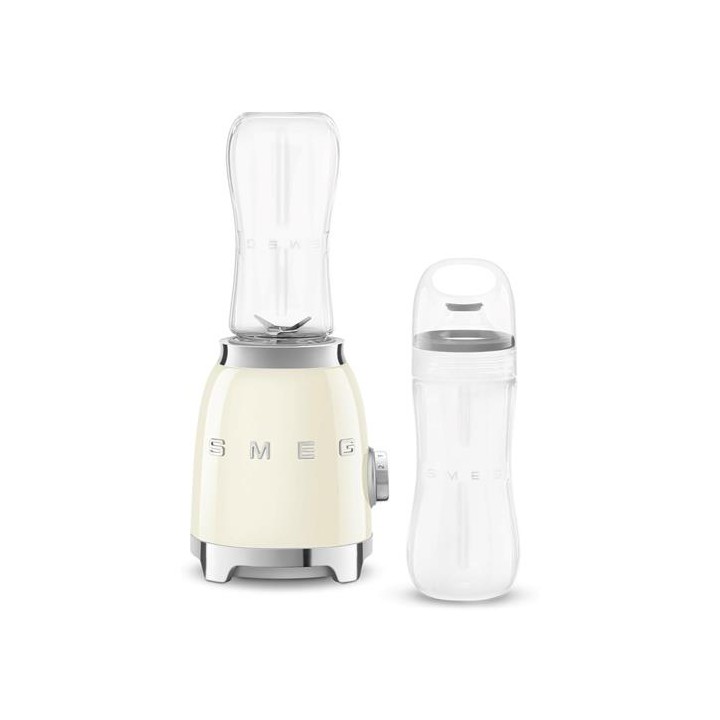 Smeg Mini Batidora 300w con vaso portátil Crema (PBF01CREU)