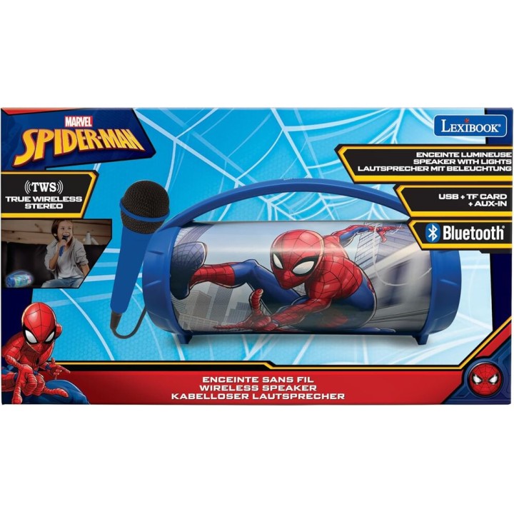 Altavoz con microfono bluetooth Spiderman Marvel