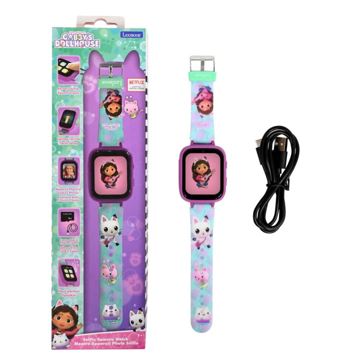 Reloj Digital con camara La Casa de Muñecas de Gabby