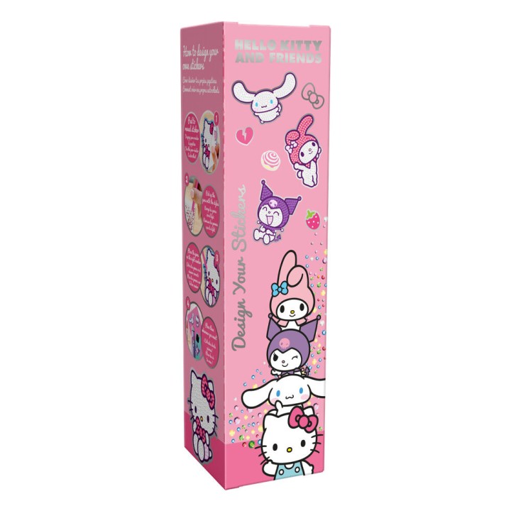 Crea tus pegatinas con gemas Hello Kitty and Friends