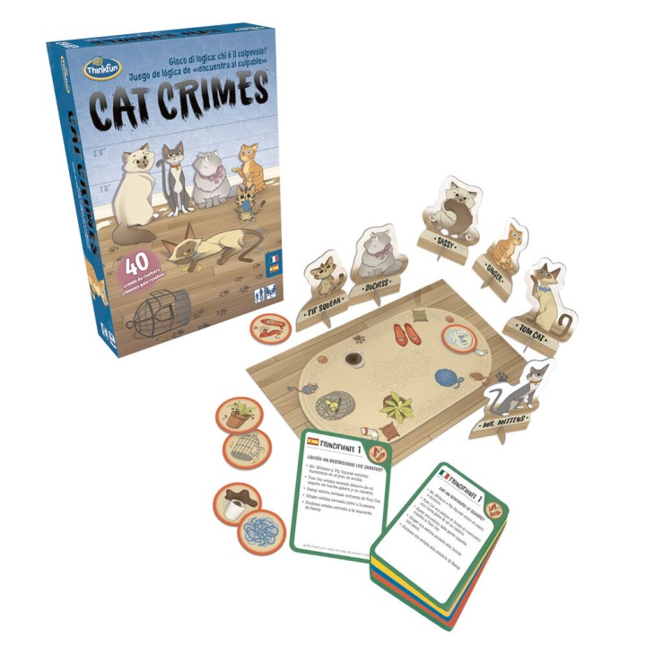 Juego de mesa Cat Crimes