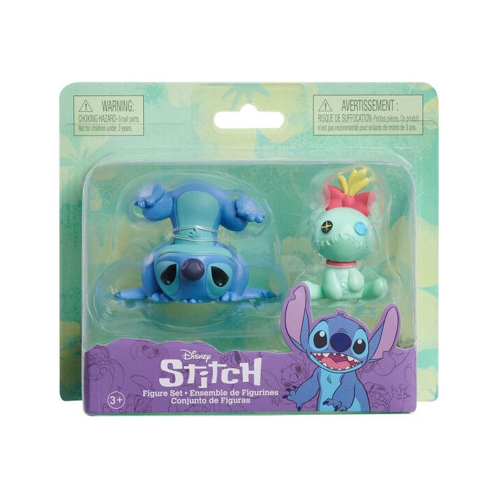 Blister 2 figuras Stitch Disney 7,5cm surtido