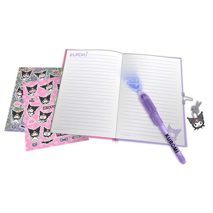 Diario + boligrafo magico Kuromi Hello Kitty