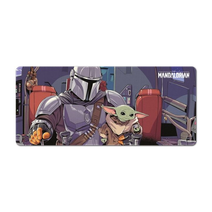 Alfombrilla gaming Mandalorian & Child Star Wars
