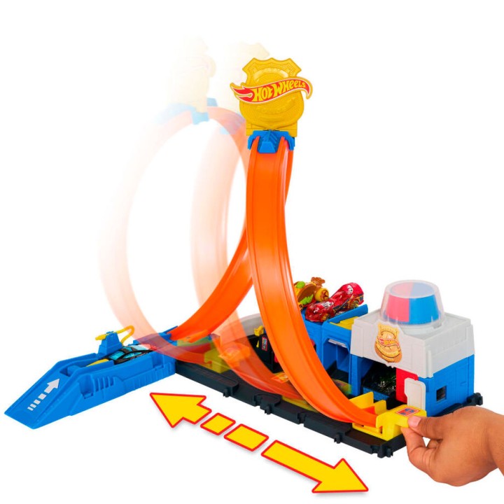Pista Super Estacion de Policia City Hot Wheels