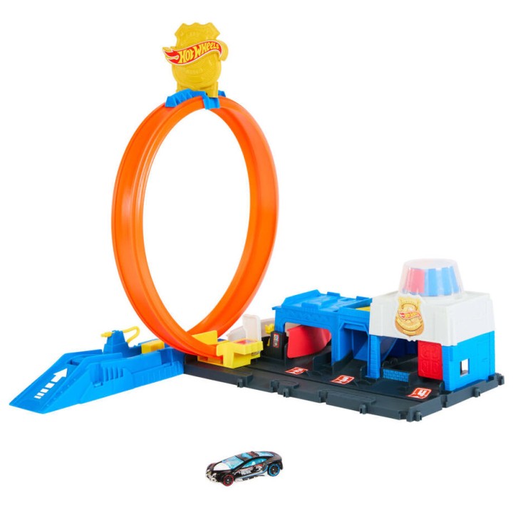 Pista Super Estacion de Policia City Hot Wheels