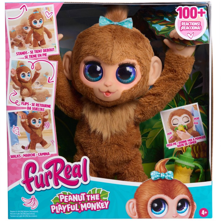Peluche interactivo Mono Peanut jugueton FurReal