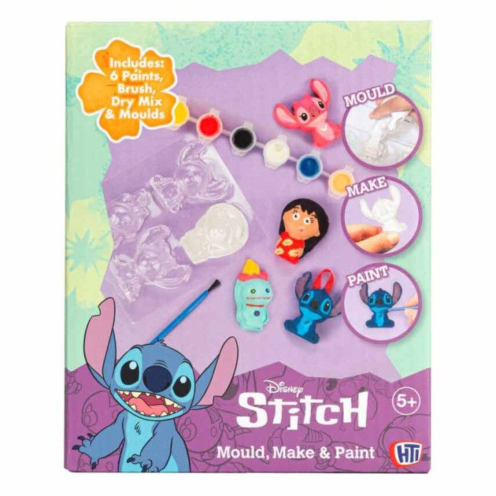 Set de Escayola para Moldear y Pintar Stitch Disney