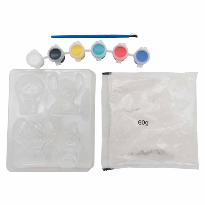Set de Escayola para Moldear y Pintar Stitch Disney