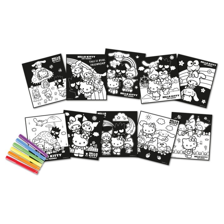 Libreta + rotuladores Hello Kitty and Friends
