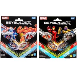 Kit inicial Beyblade X Marvel surtido