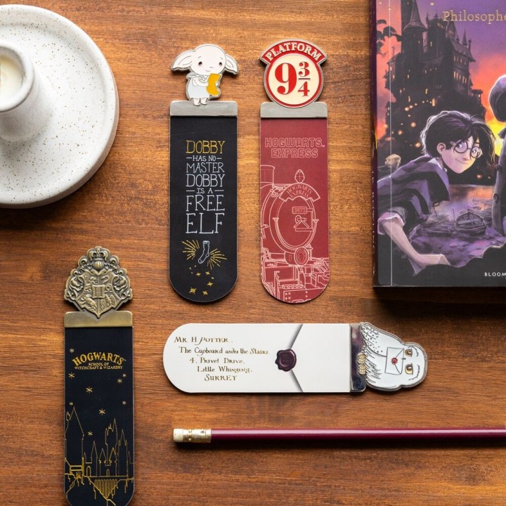 Blister 4 marcapaginas Harry Potter