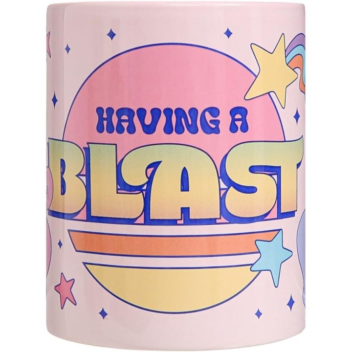 Taza funda de peluche Angel & Stitch Disney 440ml