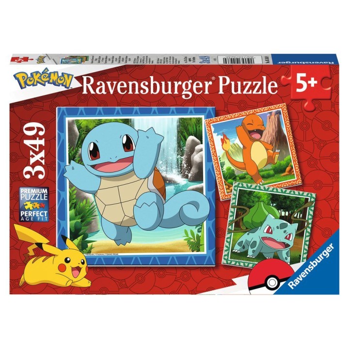 Puzzle Pokemon 3x49pzs