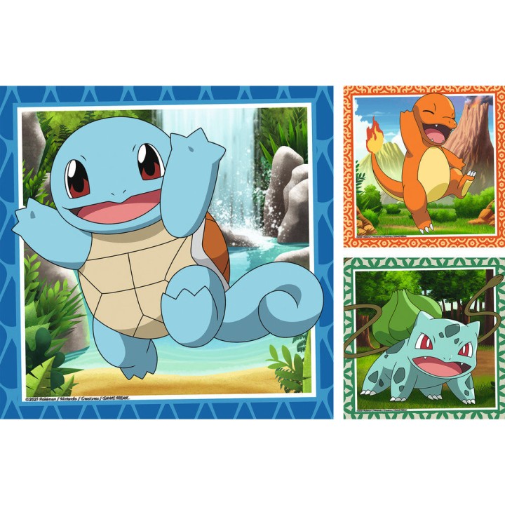 Puzzle Pokemon 3x49pzs