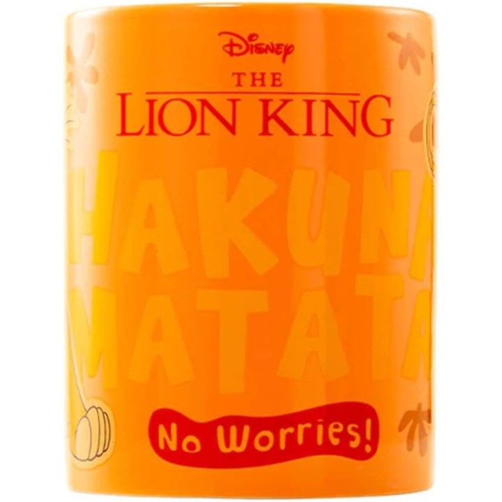 Taza funda de peluche El Rey Leon Disney 440ml