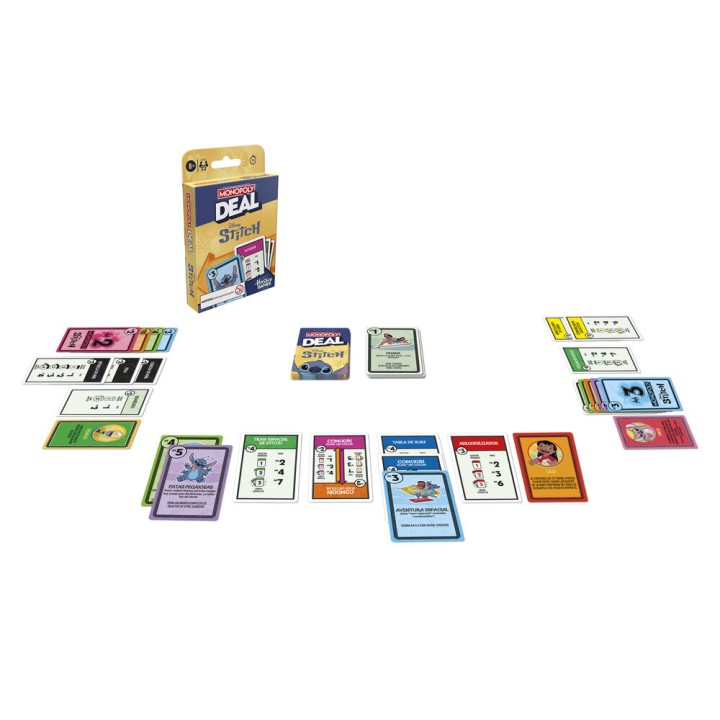 Juego Deal Monopoly Stitch Disney español