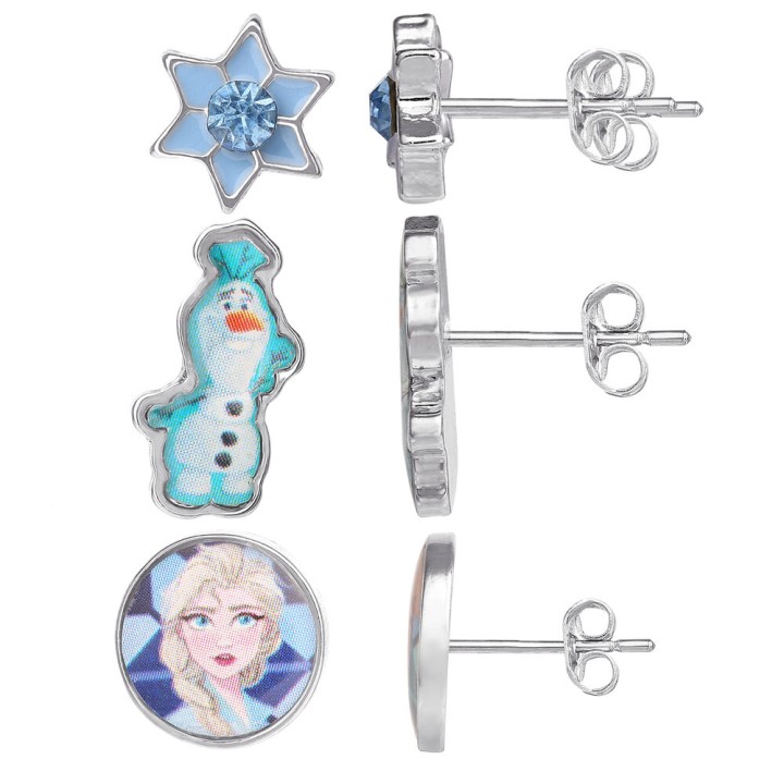 Set 3 pares de pendientes Frozen Disney