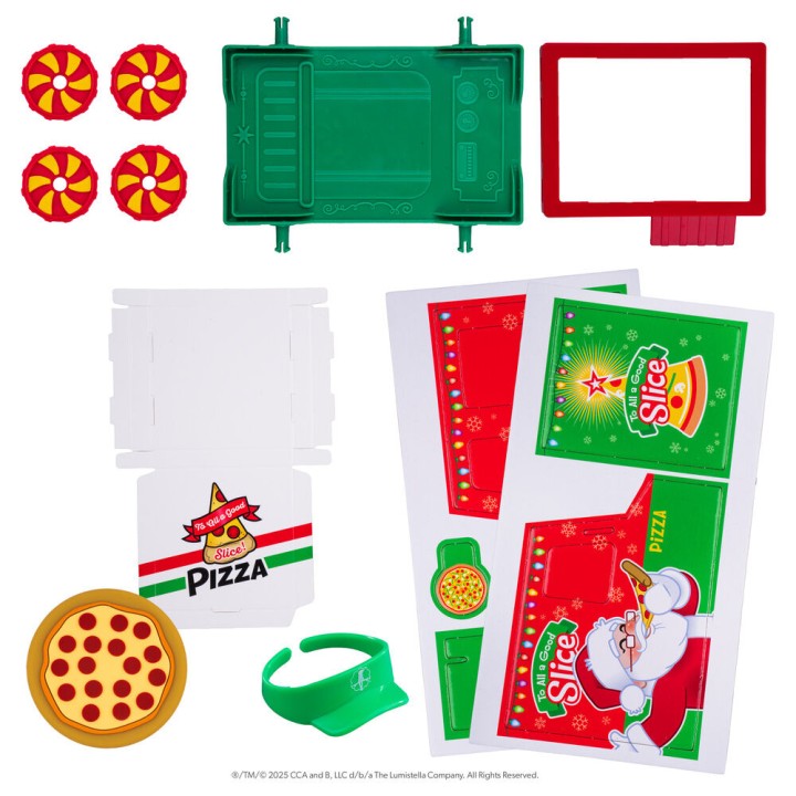 Accesorios repartidor de pizzas The Elf On the Shelf