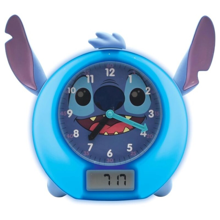 Reloj educativo cuentacuentos y luces Stitch Disney ingles