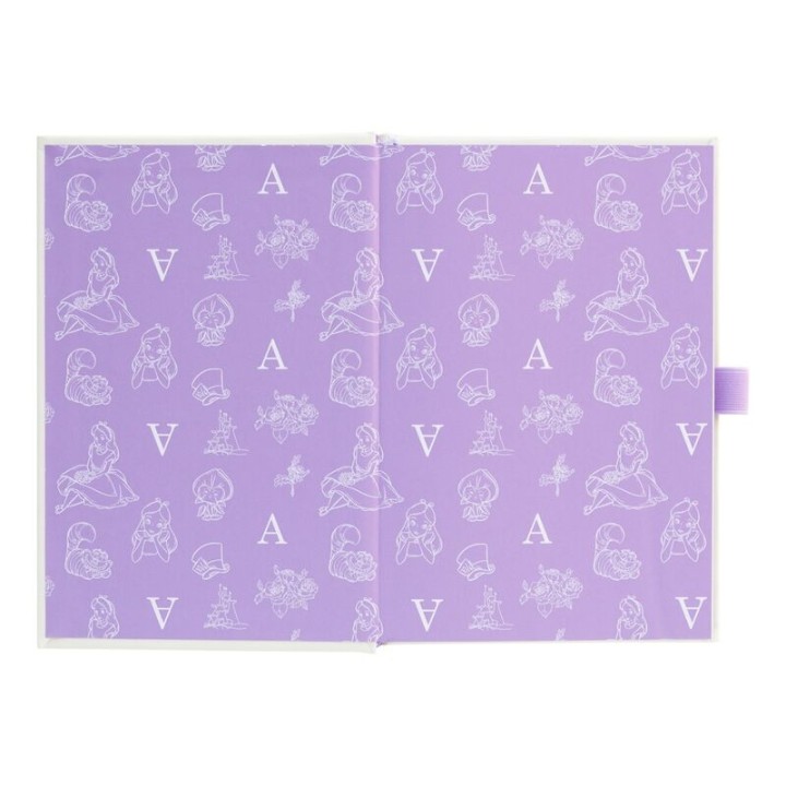 Cuaderno A5 premium + boligrafo Alicia en el Pais de las Maravillas Disney