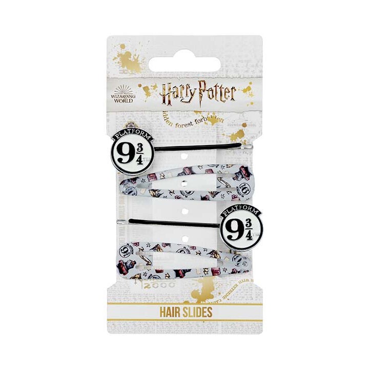 Blister 4 Horquillas de pelo Plataforma 9 3/4 Harry Potter