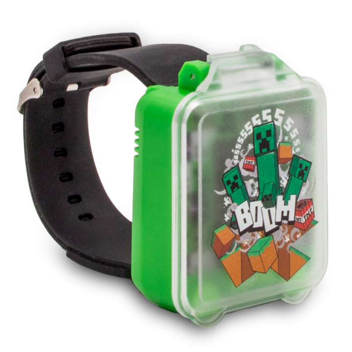 Reloj digital educativo con juegos Minecraft