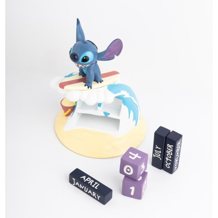Calendario Perpetuo 3D Surfer Stitch Disney