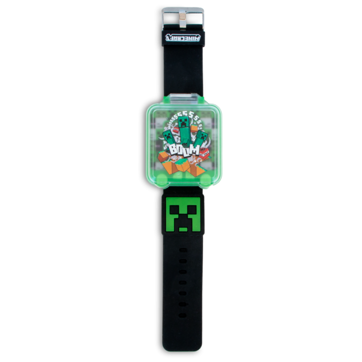 Reloj digital educativo con juegos Minecraft