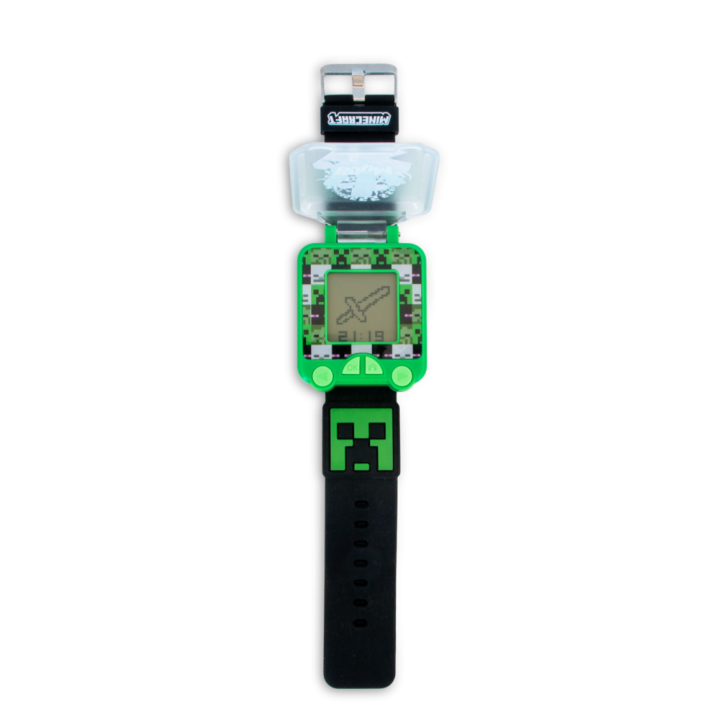 Reloj digital educativo con juegos Minecraft