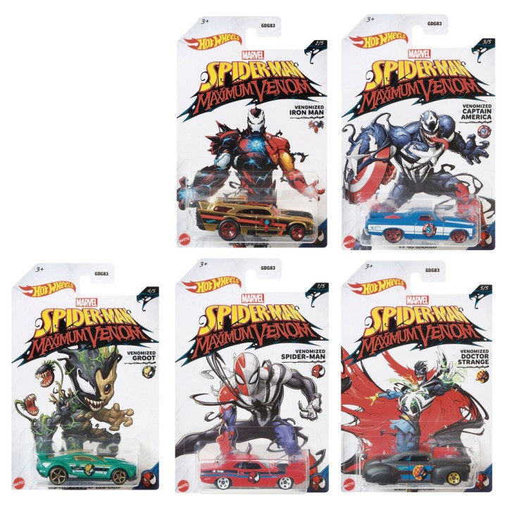 Coche Entertainment Hot Wheels Disney Marvel surtido