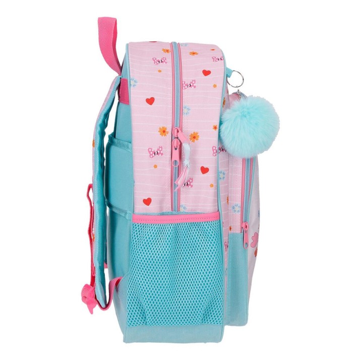 Mochila Happy To Be Me Minnie Disney 40cm adaptable