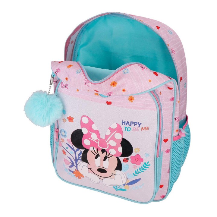 Mochila Happy To Be Me Minnie Disney 40cm adaptable