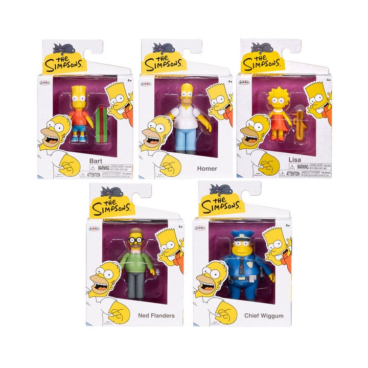 Figura wave 1 Los Simpsons 6cm surtido