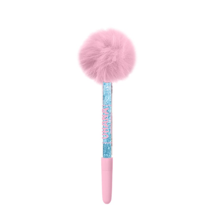 Cuaderno Squshy + boligrafo pompom Stitch Disney