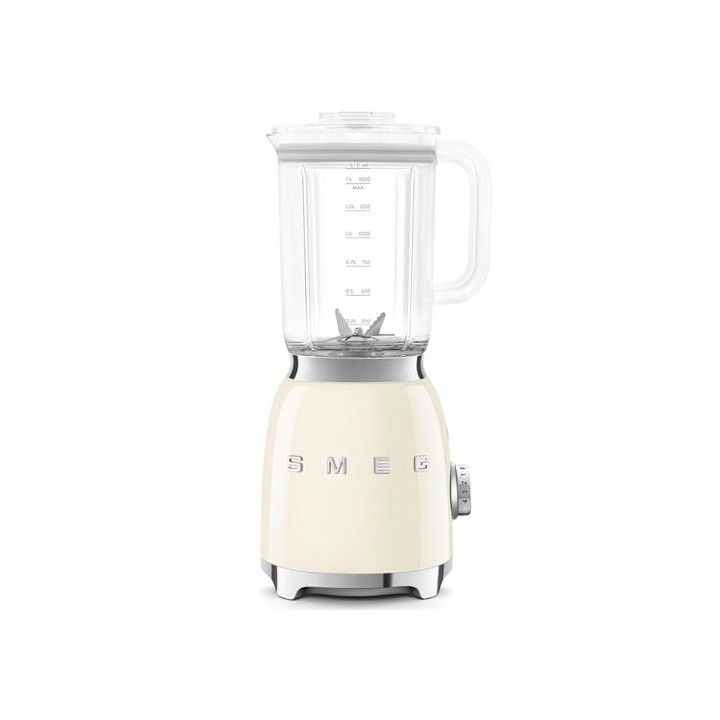 Smeg Batidora Vaso 800W 1.5L PIca Hielo Crema (BLF03CREU)