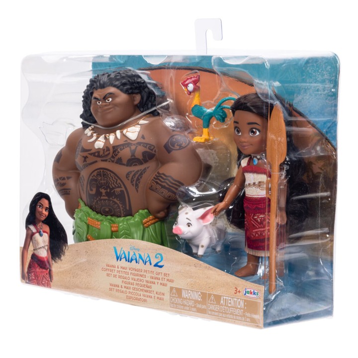 Blister Muñeca Vaiana & Maui Vaiana Moana 2 Disney 15cm
