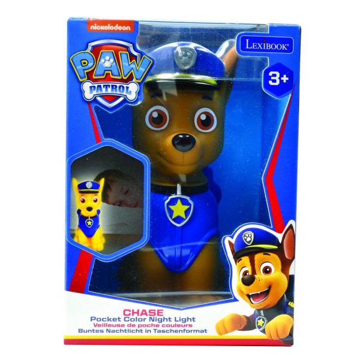 Luz Nocturna 3D Chase Patrulla Canina Paw Patrol