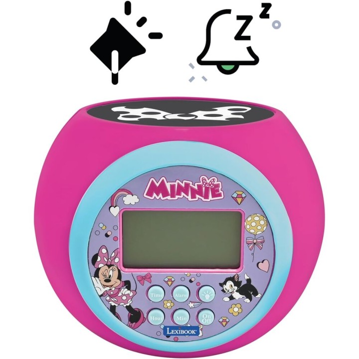 Reloj Despertador Proyector Minnie Disney