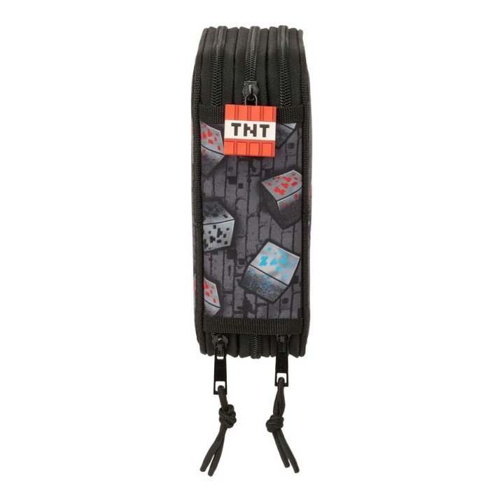 Plumier Graffiti Minecraft triple 37pzs