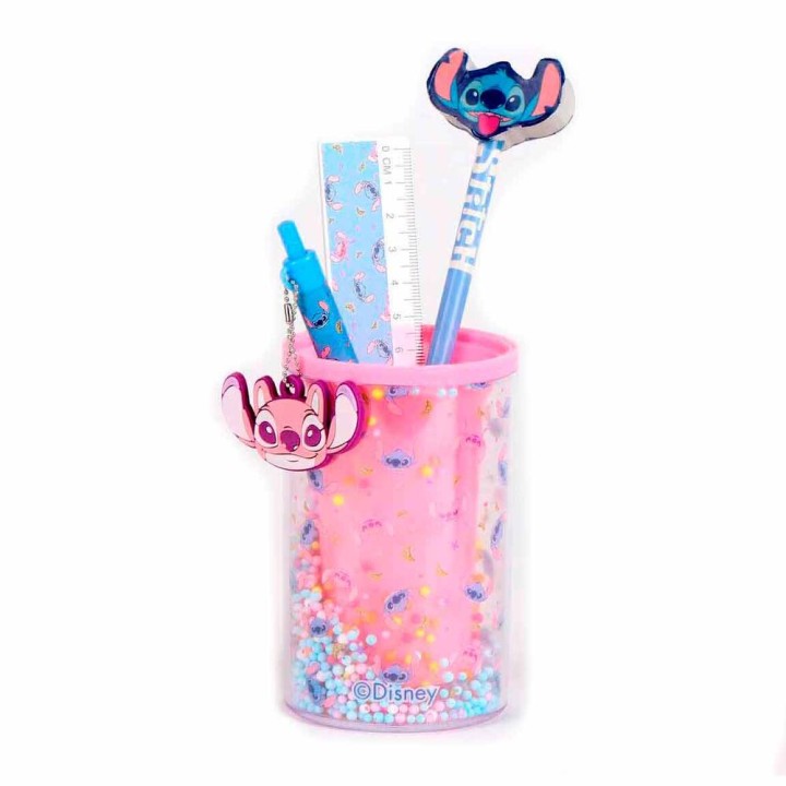 Portalapices papeleria Stitch Disney