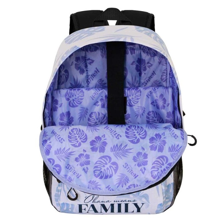 Mochila Couple Stitch Disney 44cm adaptable