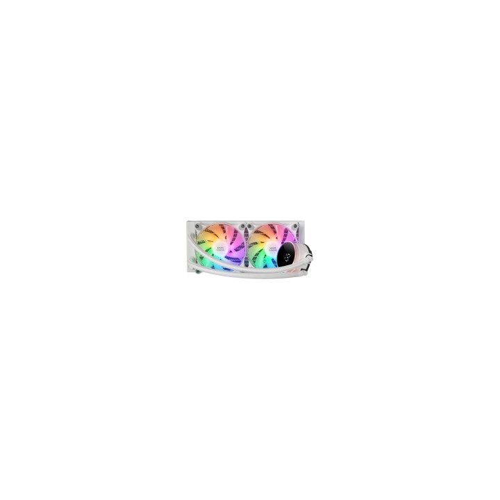 Mars Gaming ML-LCD240 Procesador Kit de refrigeración líquida 12 cm Blanco 1 pieza(s)