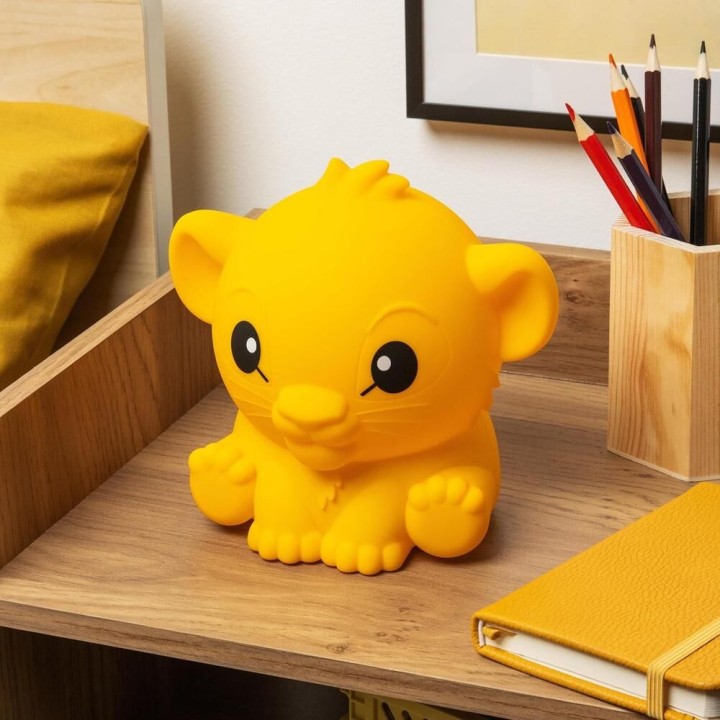 Luz silicona recargable SquishyGlo Simba El Rey Leon