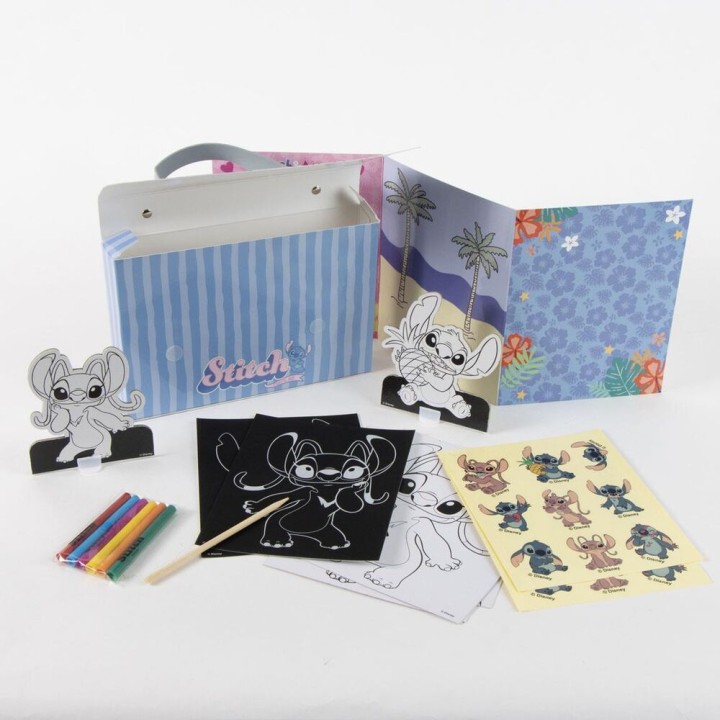 Bolso set coloreable Stitch Disney