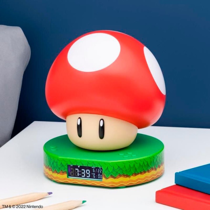 Reloj despertador Mushroom Super Mario Bros