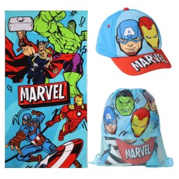 Set toalla + saco + gorra Los Vengadores Avengers Marvel