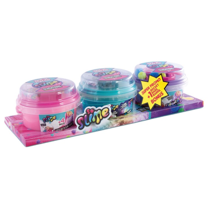 Set 3 cubos slime sensaciones Slime