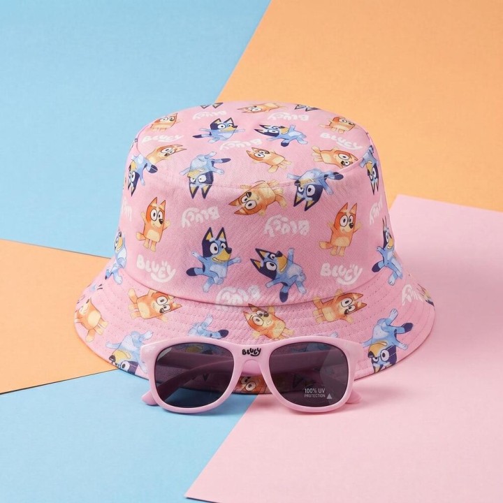 Gorro pescador + gafas sol Bluey