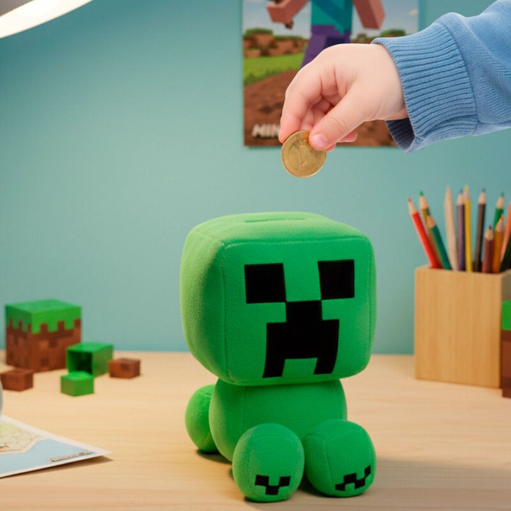 Hucha peluche Minecraft 20cm